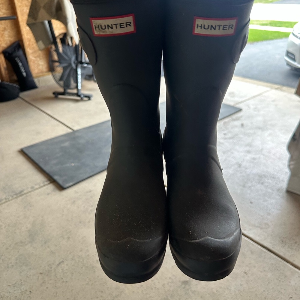 Hunter Gray Rain Boots